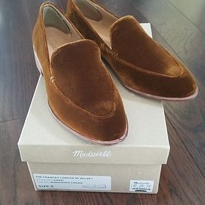 Madewell Velvet Frances Loafer